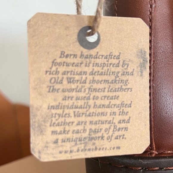 Born 🌟HP🌟 Brown Leather Ankle Boot Women’s  Boots - Picture 6 of 7